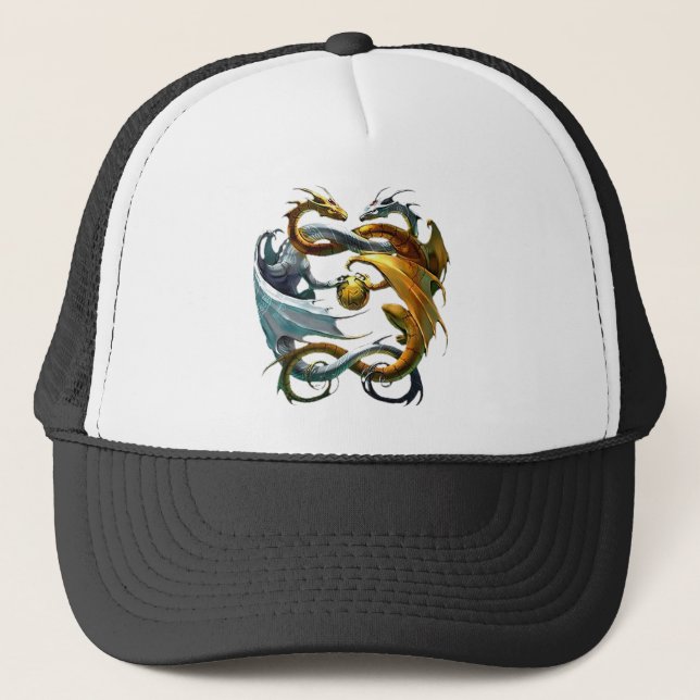 Casquette Dragons de bataille (Devant)