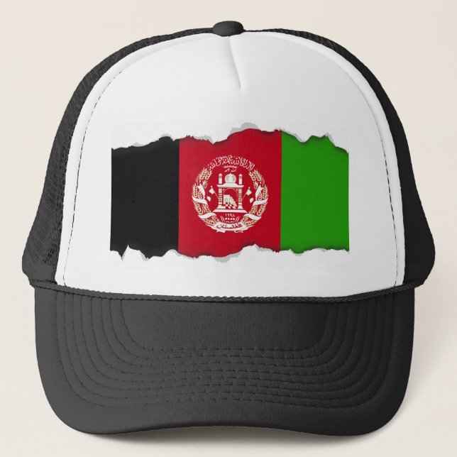 Casquette Drapeau Afghanistan (Devant)
