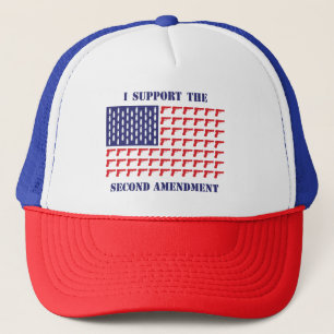 Casquette Drapeau américain des armes à feu-Pistol—2e am