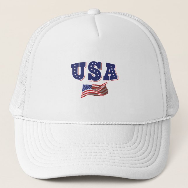 Casquette Drapeau américain du maillot de football américain (Devant)