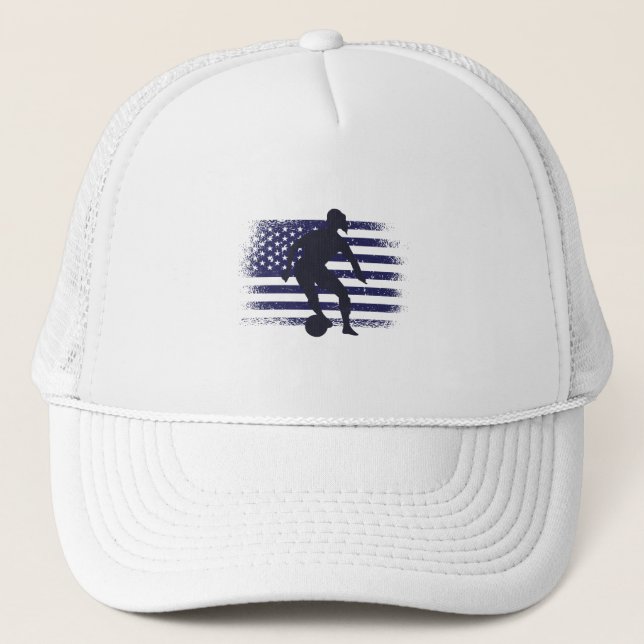 Casquette Drapeau américain du maillot de football américain (Devant)