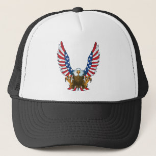 CASQUETTE DRAPEAU AMÉRICAIN EAGLE