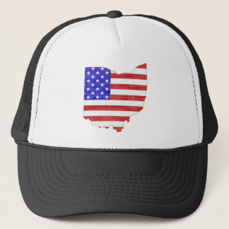 Casquette Drapeau américain en forme d'Ohio Patriotique Ohio