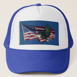 Casquette Drapeau américain et Eagle