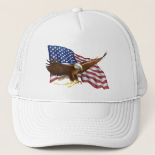 Casquette Drapeau américain et Eagle