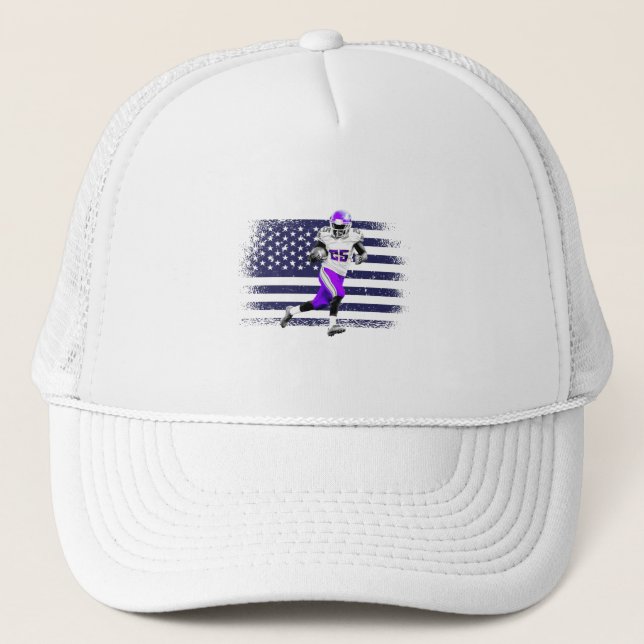 Casquette Drapeau américain Fan Jersey Shirt USA (Devant)