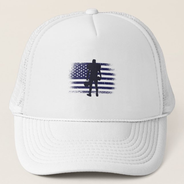 Casquette Drapeau américain Fan Jersey Shirt USA (Devant)