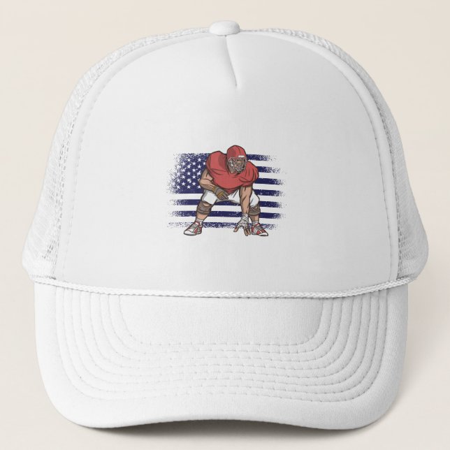 Casquette Drapeau américain Fan Jersey Shirt USA (Devant)