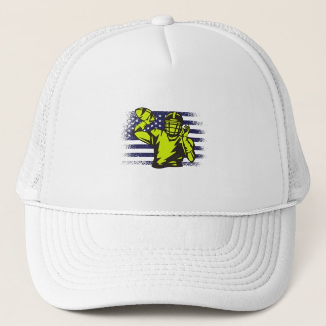 Casquette Drapeau américain Fan Jersey Shirt USA (Devant)