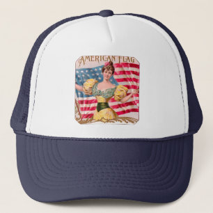 Casquette Drapeau américain Lady Liberty Independence