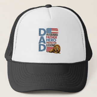 Casquette Drapeau américain Papa Lion T-shirt patriotique