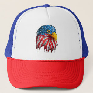 Casquette Drapeau américain patriotique aigle chauve USA