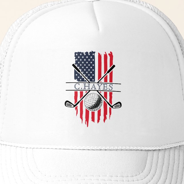Casquette Drapeau américain Patriotique Golfer (Créateur téléchargé)