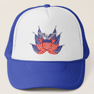 Casquette Drapeau américain patriotique vintage, Quatre juil
