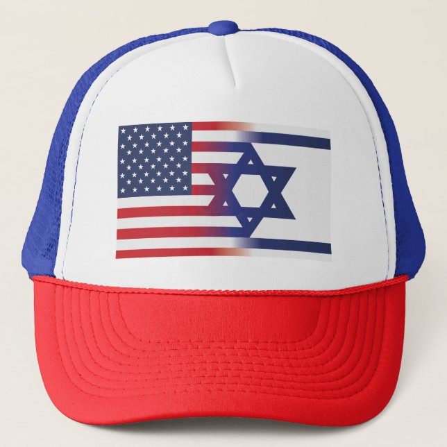 Casquette Drapeau américain Stand With Israel (Devant)