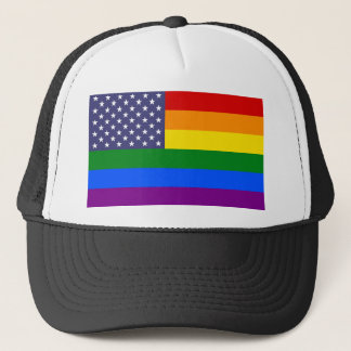 Casquette Drapeau américain Star Rainbow