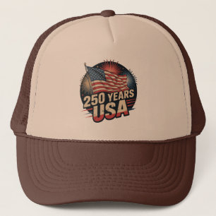 Casquette Drapeau Américain USA Rétro Vintage 250 