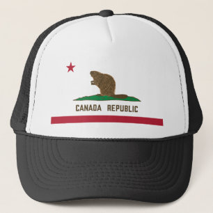 Casquette Drapeau Beaver Canada Republic California