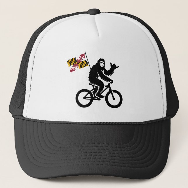 Casquette Drapeau Bigfoot Cycling Maryland (Devant)