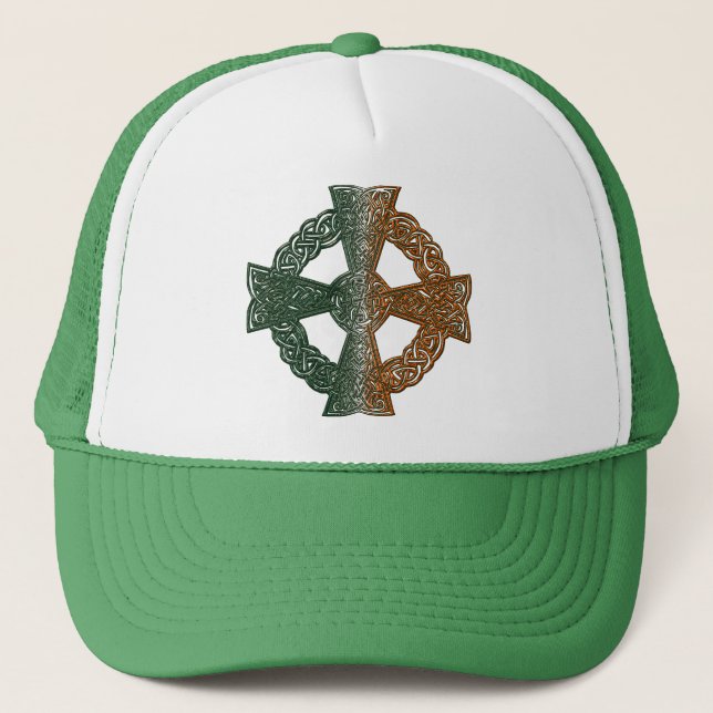 Casquette Drapeau celtique irlandais, Patriotique Irlande du (Devant)