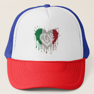 Casquette Drapeau d'amour Italie