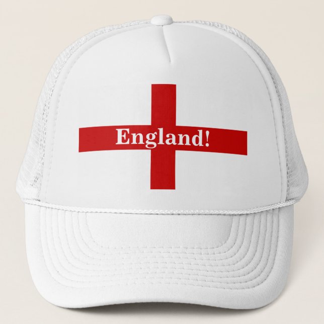 Casquette Drapeau d'Angleterre - Engerland ! Engerland ! (Devant)