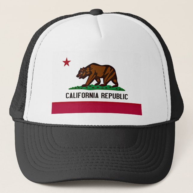 Casquette Drapeau de Californie (Devant)
