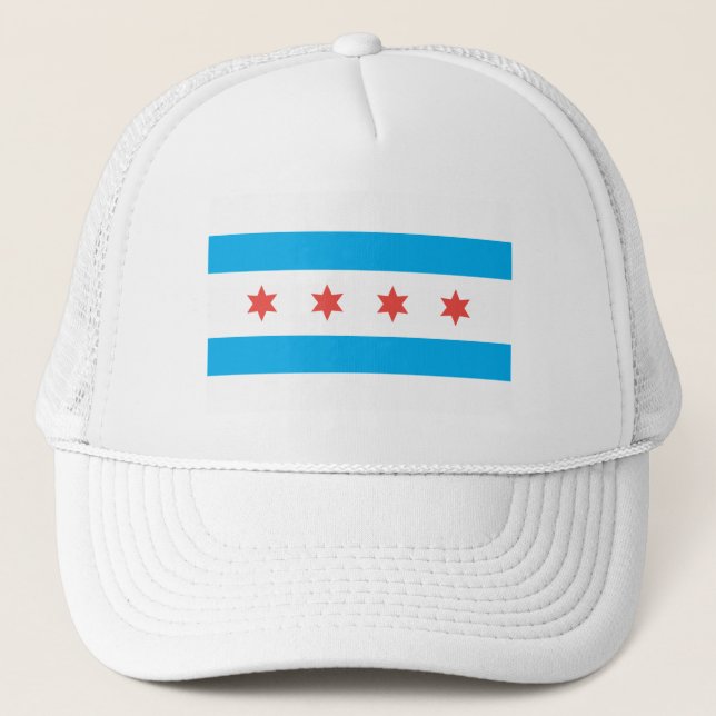 Casquette Drapeau de Chicago (Devant)