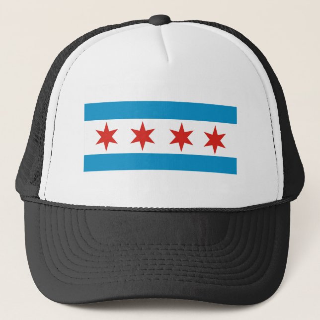 Casquette drapeau de Chicago (Devant)