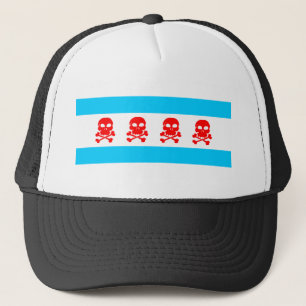 Casquette Drapeau de crâne de Chicago
