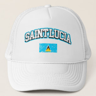 Casquette Drapeau de cru de Sainte-Lucie