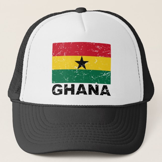 Casquette Drapeau de cru du Ghana (Devant)
