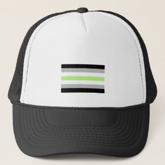Casquette Drapeau de fierté Agender – Identité Agender LGBTQ