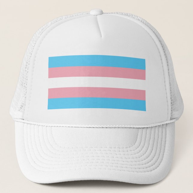 Casquette Drapeau de fierté de transsexuel - arc-en-ciel de (Devant)