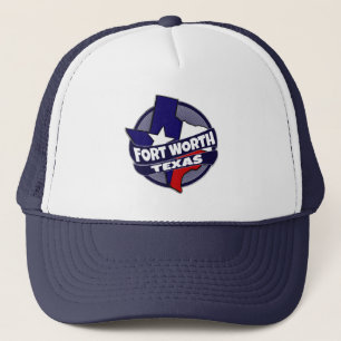 Casquette Drapeau de Fort Worth Texas casque de camionneur