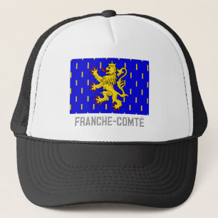 Casquette Drapeau de Franche-Comté avec le nom