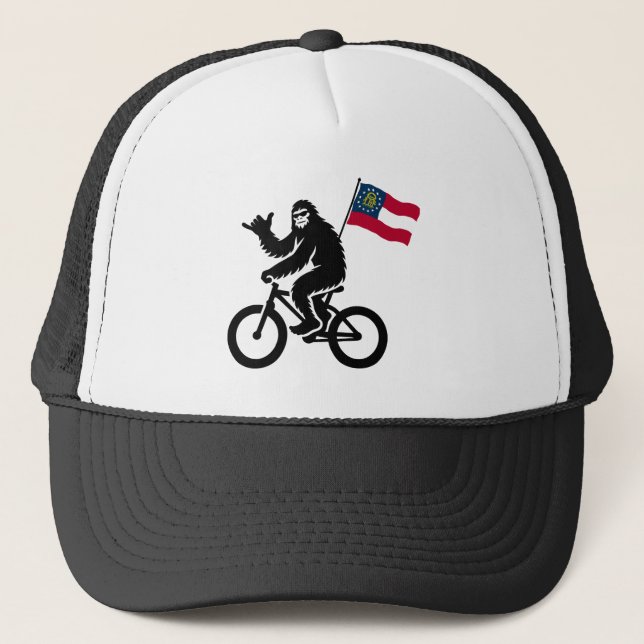 Casquette Drapeau de Géorgie à vélo Bigfoot (Devant)