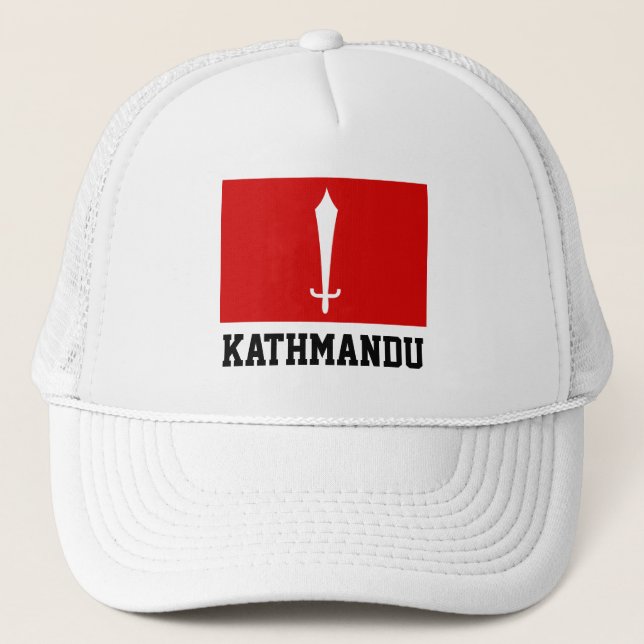 Casquette Drapeau de Katmandou, Népal (Devant)