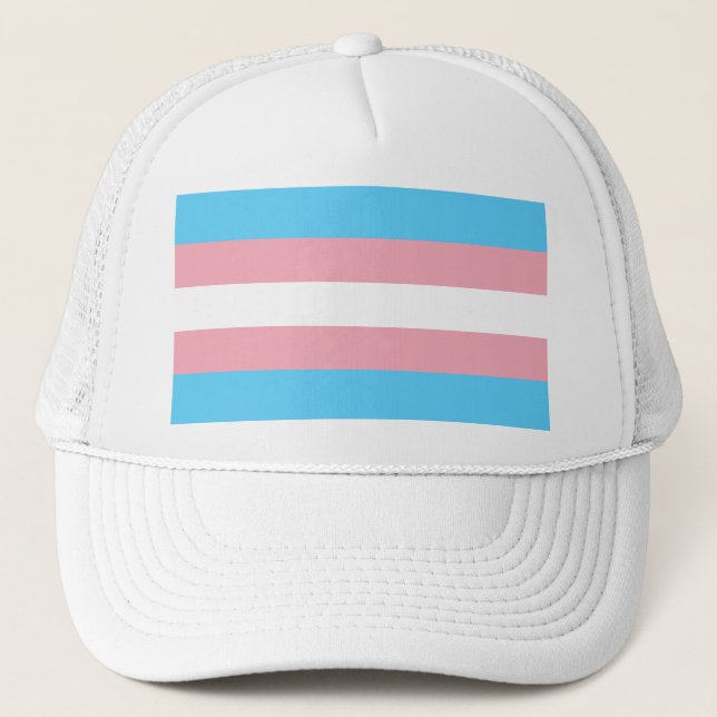 Casquette Drapeau de la fierté transgenre (Devant)