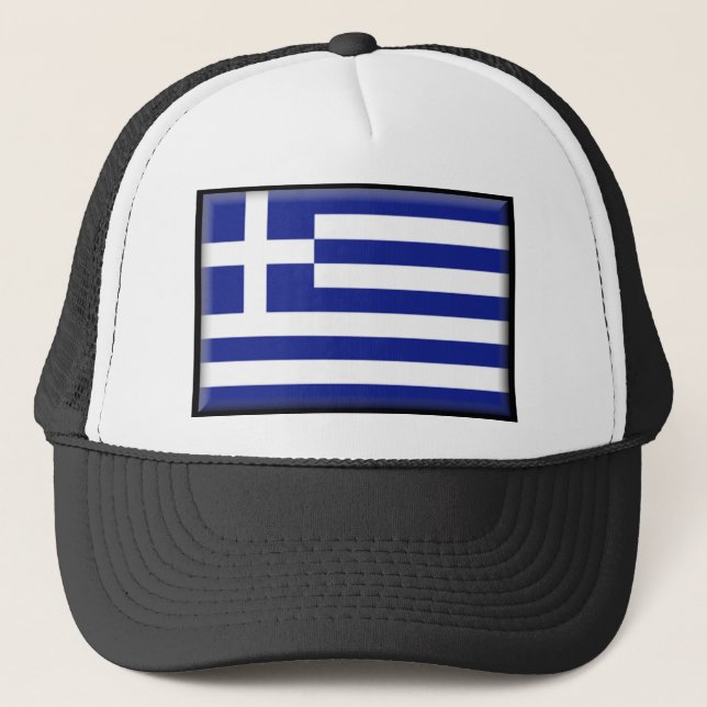 Casquette Drapeau de la Grèce (Devant)