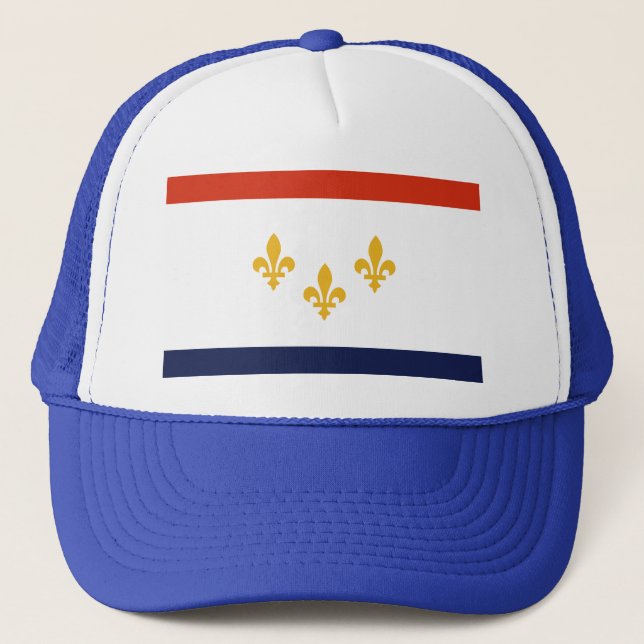 Casquette Drapeau de la Nouvelle-Orléans, Louisiane (Devant)