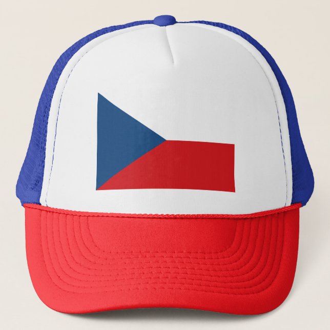 Casquette Drapeau de la République tchèque (Devant)