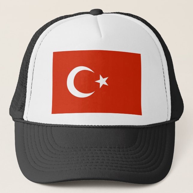 Casquette drapeau de la turquie (Devant)