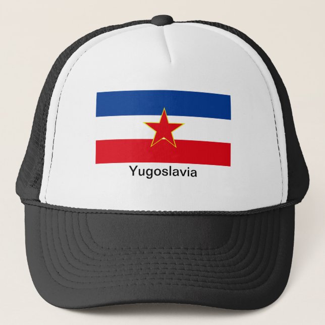 Casquette Drapeau de la Yougoslavie (Devant)