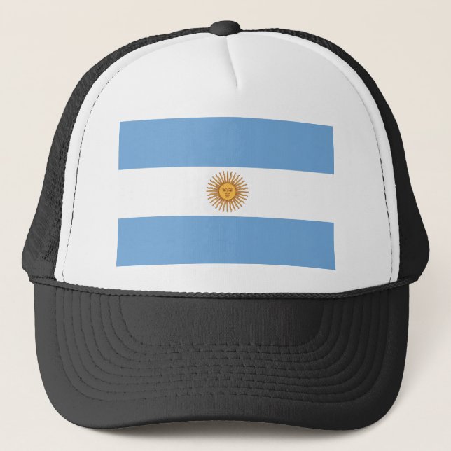 Casquette Drapeau de l'Argentine (Devant)