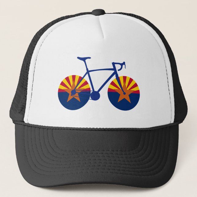 Casquette Drapeau de l'Arizona à vélo (Devant)