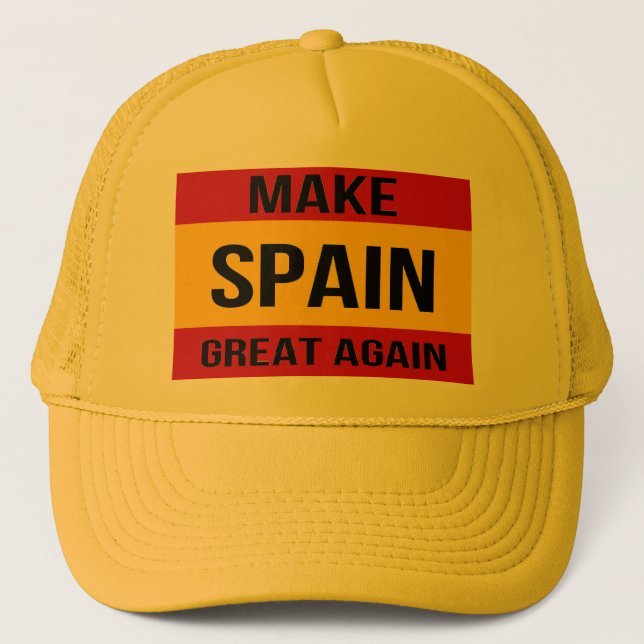 Casquette Drapeau de l'Espagne - rendez l'Espagne grande (Devant)