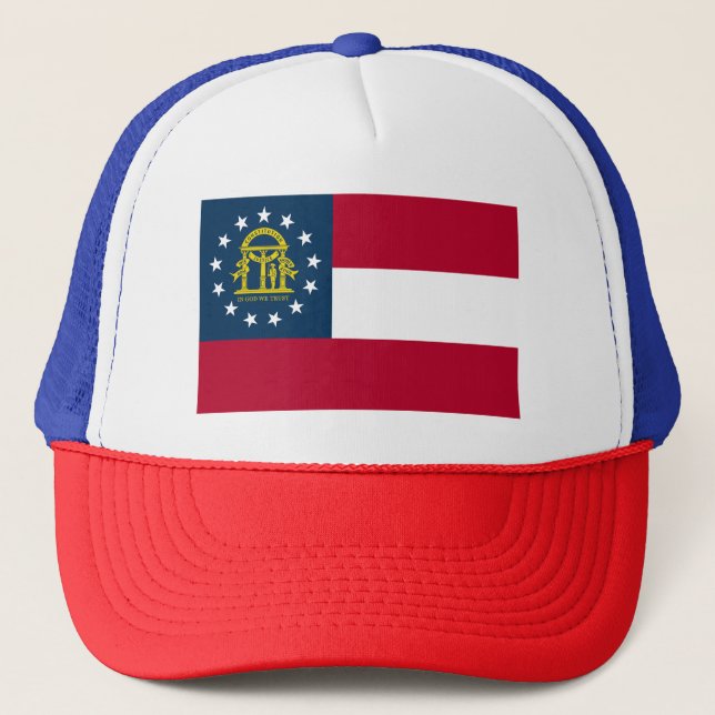 Casquette Drapeau de l'État de Géorgie (Devant)