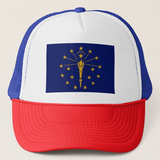 Casquette Drapeau de l'État de l'Indiana (Devant)