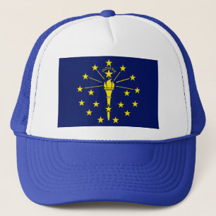 Casquette Drapeau de l'état de l'Indiana de Blue & Gold Torc